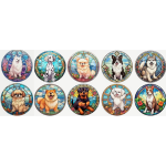 Dog Window Stickers 10's - Sold Assorted Dog Window Stickers 10's - Sold Assorted